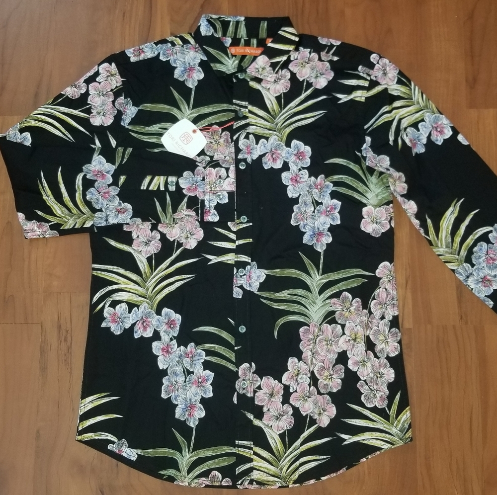 Tori Richard Aloha Shirt LS (S)